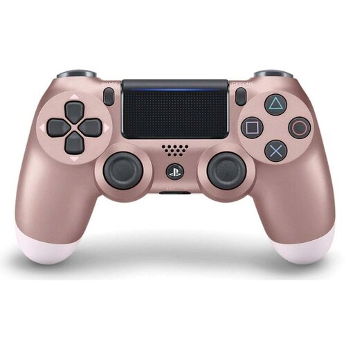 Беспроводной геймпад для PlayStation 4 (Оригинал), модель Rose Gold V2. Джойстик совместимый с PS4, PC и Mac, Apple, Android.