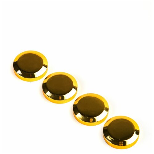Комплект крепления для зеркал золотого цвета с фацетом 25 мм