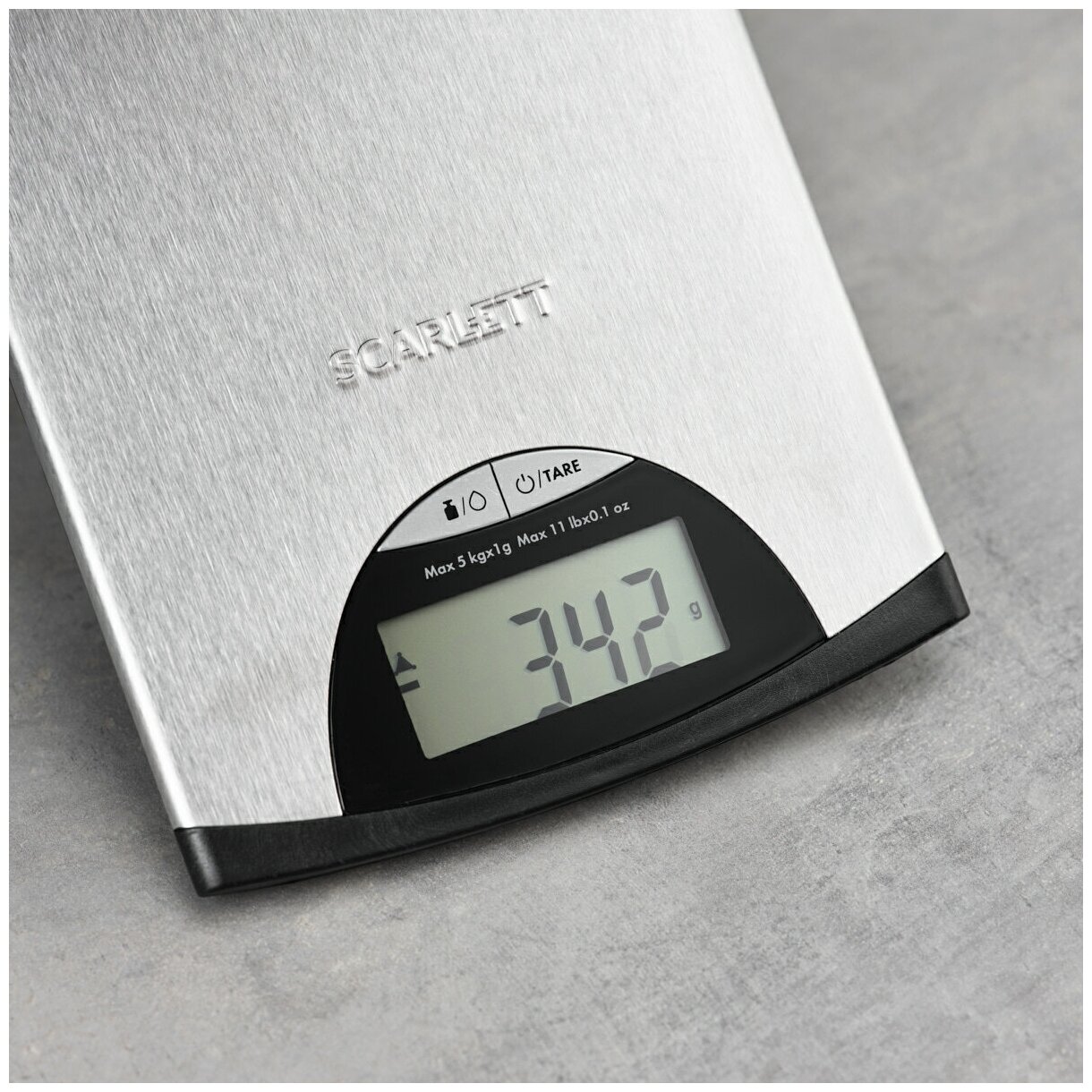 Весы кухонные электронные Scarlett SC-KS57P97 макс.вес:5кг серебристый/черный - фотография № 5