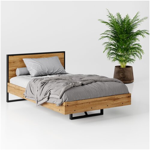 Кровать односпальная лофт Волстрит 120