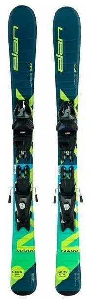 Детские горные лыжи ELAN MAXX QS 70-90 + EL 4.5 (21/22), 80 см