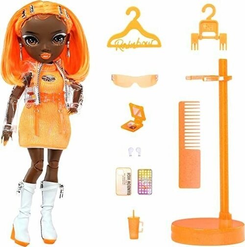 Rainbow High Michelle Orange Fashion Doll - Кукла Рейнбоу Хай Мишель Сен Шарль Серия 5