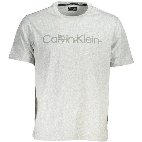 Футболка CALVIN KLEIN, хлопок, принт надписи, размер L, белый