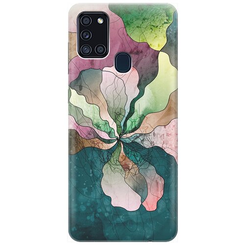 фото Ультратонкий силиконовый чехол-накладка для samsung galaxy a21s с принтом "прекрасные цвета" gosso