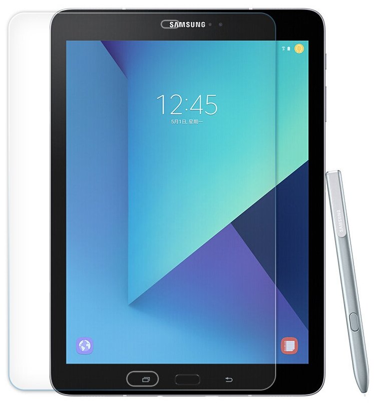 Защитное противоударное стекло MyPads для планшета Samsung Galaxy Tab S3 9.7 SM-T820/ T825 с олеофобным покрытием