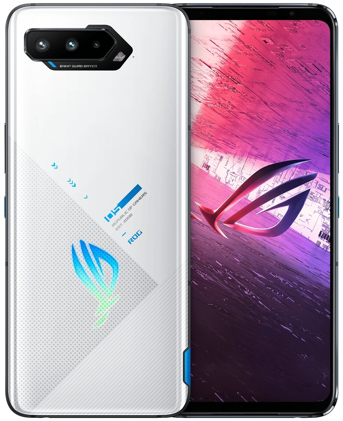 Смартфон ASUS ROG Phone 5s 16/256 ГБ, белый