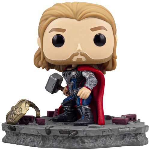 Фигурка Funko POP! Deluxe Bobble Marvel Avengers Thor (Assemble) (Exc) 45635 фигурка funko pop bobble marvel avengers endgame thanos black light exc 57926