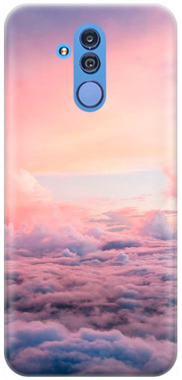 Ультратонкий силиконовый чехол-накладка для Huawei Mate 20 Lite с принтом "Высоко над облаками"