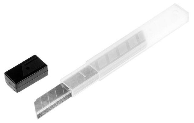 Лезвия для ножей тундра, сегментированные, 9 мм, 10 шт. 1414786 - фотография № 3