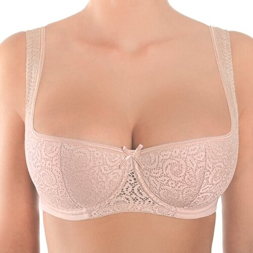 Бюстгальтер бюстье  Rosme, чашка полупоролон, размер 90F, бежевый