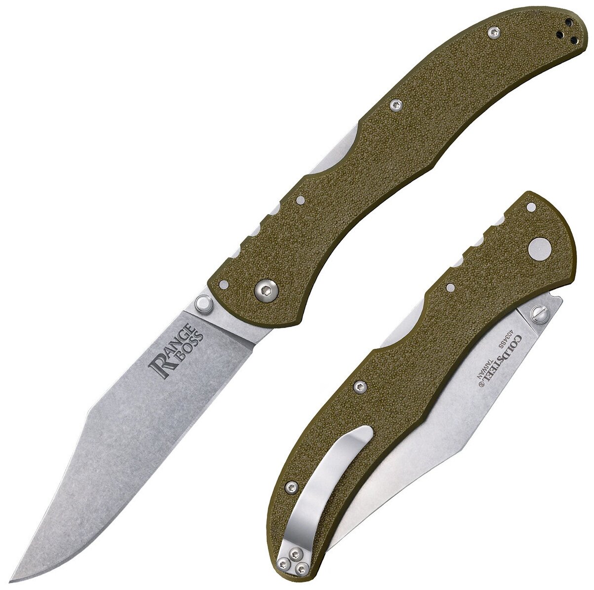 Нож Cold Steel 20KR7 Range Boss OD Green Handle