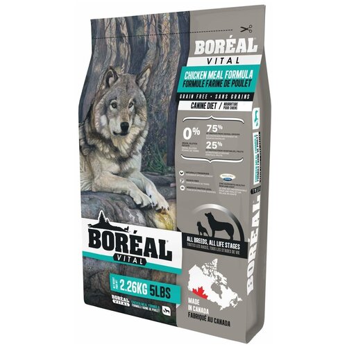 Корм для собак Boreal Vital курица 2,6 кг