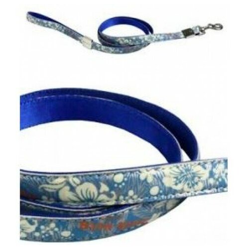 Papillon Нейлоновый поводок с рисунком 20мм-120см синий 1202₽