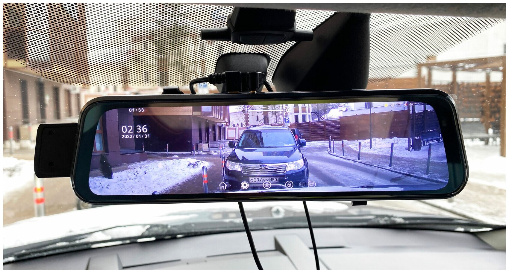 Автомобильный видеорегистратор зеркало с камерой заднего вида Регистратор зеркало Видео регистратор 10 дюймов
