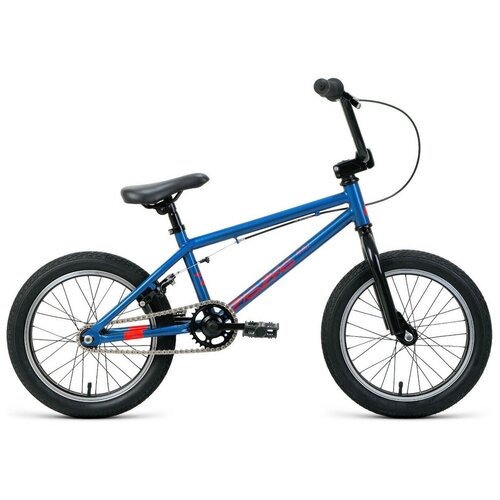 фото Велосипед forward zigzag 16 (16" 1 ск. рост 15.3") 2020-2021, синий/оранжевый, rbkw1x1c1002