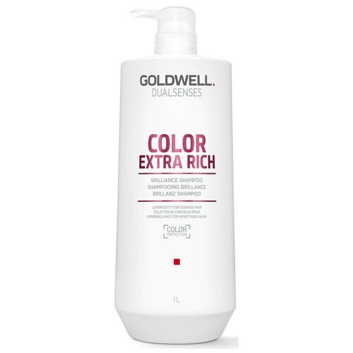 Goldwell Dualsenses Color Extra Rich Brilliance Shampoo - Шампунь против вымывания цвета 1000 мл goldwell шампунь dualsenses color extra rich brilliance 1000 мл