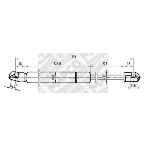 Упор Газовый Mapco арт. 91610