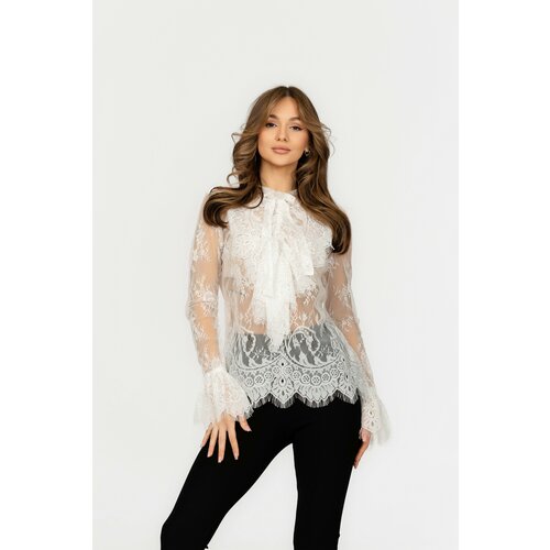 Блуза  Mistero, размер 44, белый