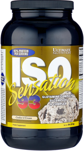 Ultimate Nutrition Iso Sensation 910 гр. 2lb (Ultimate Nutrition) Печенье-крем