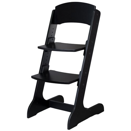 Растущий стул ALPIKA-BRAND ECO materials Classic, черный, для детей с 1-го года жизни