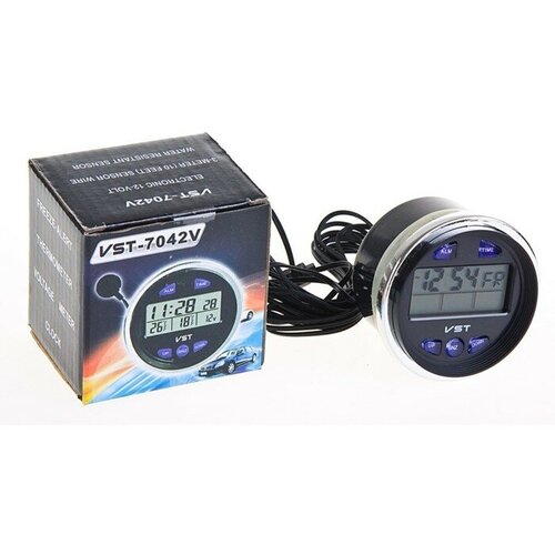 Часы-термометр Вымпел VST-7042V круглые d 60 мм 251800₽