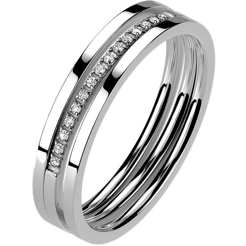 фото Кольцо spikes, нержавеющая сталь, размер 17