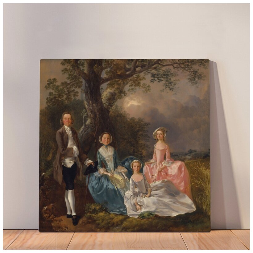 Томас гейнсборо утренняя прогулка описание картины