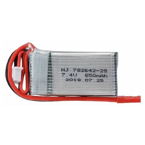 Аккумулятор для квадрокоптера WLtoys V912 V262 V353 BQ202 LiPo 2S 7,4V, 850mAh, JST