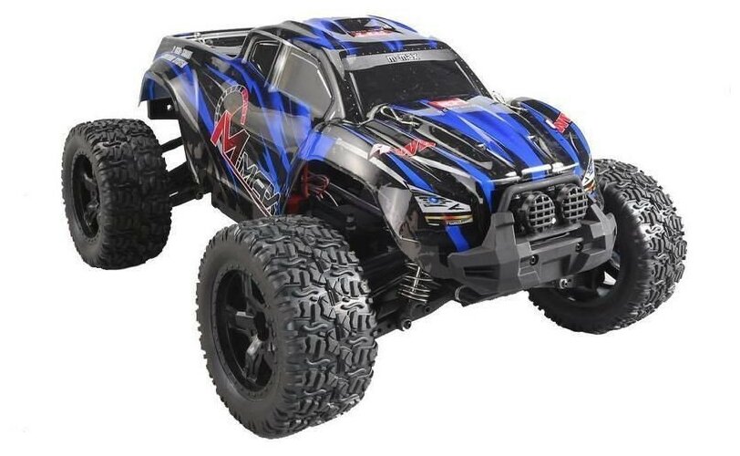 Радиоуправляемый монстр Remo Hobby MMAX (синий) 4WD 2.4G 1/10 RTR