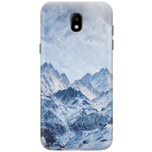 фото Gosso ультратонкий силиконовый чехол-накладка для samsung galaxy j5 (2017) с принтом "снежные горы"
