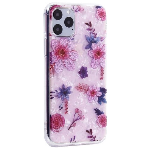 фото "чехол-накладка пластиковый mitrifon для iphone 11 pro (5.8"") с силиконовыми бортами розовый вид №4"