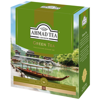 Чай зеленый Ahmad tea в пакетиках, 100 пак.