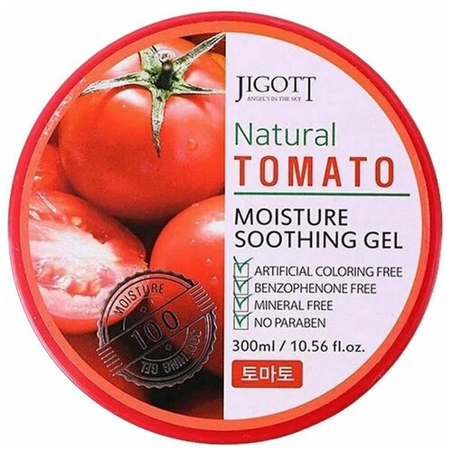 Jigott Natural Увлажняющий успокаивающий гель с экстрактом томата