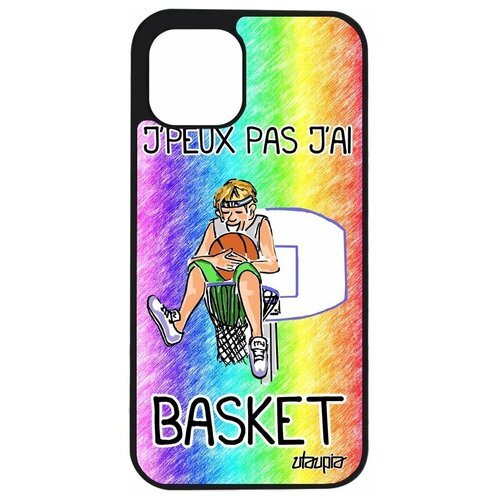 фото Чехол для телефона iphone 12, "не могу - у меня баскетбол!" предлог игра utaupia