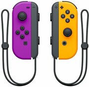 Геймпад совместимый со Switch Nintendo, 2 контроллера Joy-Con фиолетово-оранжевый