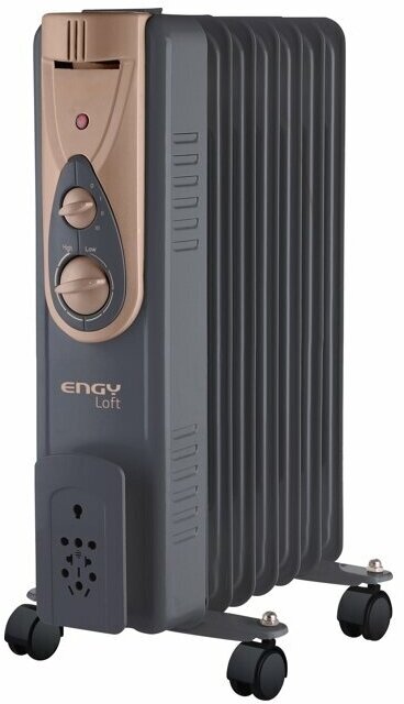 Масляный радиатор Engy EN-2407 Loft (черный)
