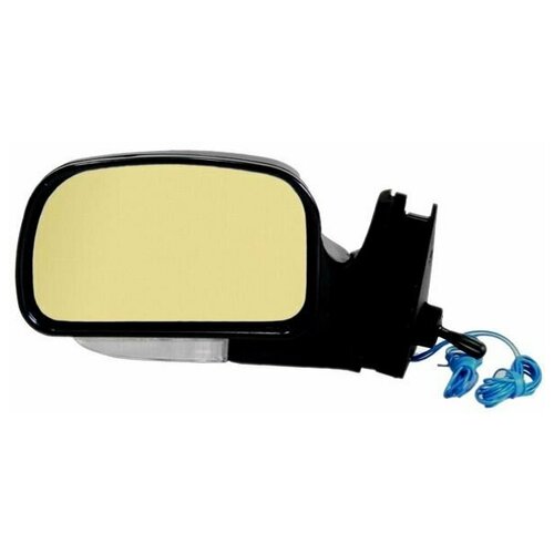 Зеркало боковое левое ВАЗ 2104 2105 2107 модель ЛТ-5 УАО с тросовым приводом регулировки с плоским противоослепляющим отражателем золотистого тона С системой обогрева и указателем поворота 1969₽