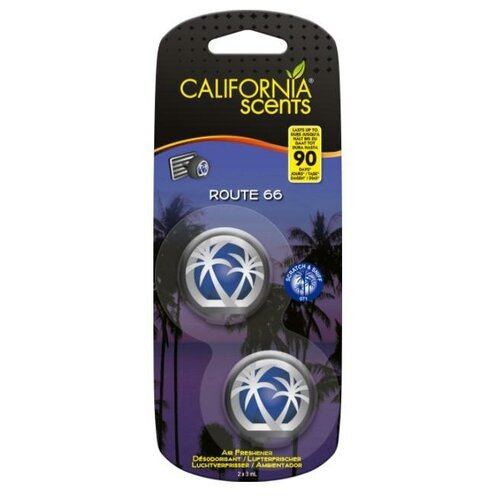 Ароматизатор California Scents ROUTE 66 мини диффузор 2 шт.