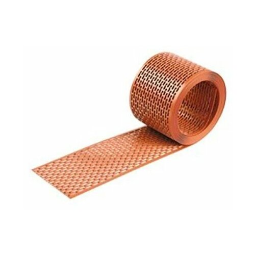 Вентиляционная лента свеса ПВХ 5 х 0.1 м Красный