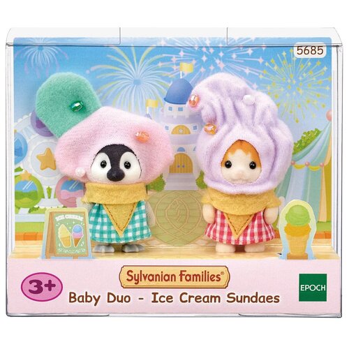 Набор Sylvanian Families Друзья в костюмах сливочного мороженого 5685 игровой набор sylvanian families друзья в морских костюмах 5684