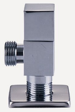 Изображение товара Кран угловой VIEIR, с отражателем, латунь, 1/2", Ру 10, цвет хром