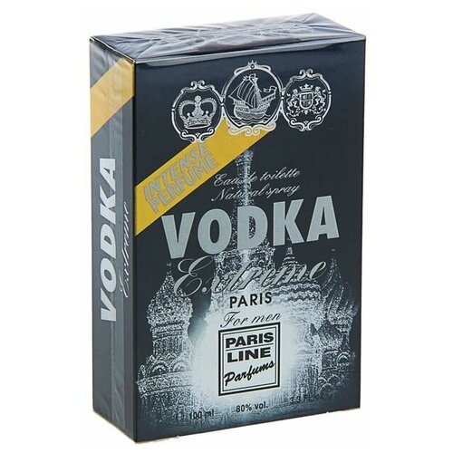 Туалетная вода мужская Vodka Extreme Intense PerfumeD, 100 мл
