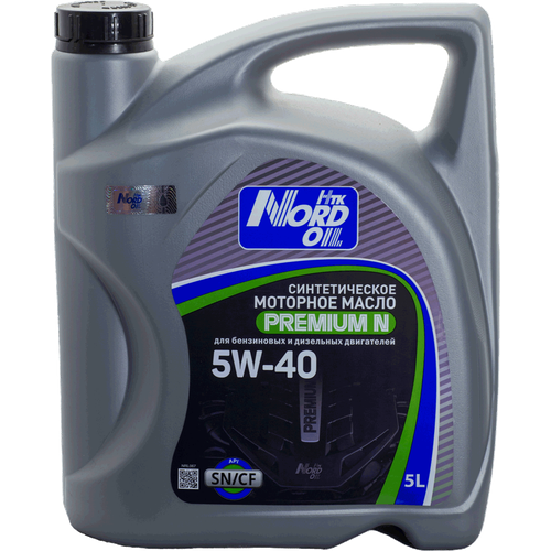 Моторное масло NORD OIL Premium N 5W-40 SN/CF 5л