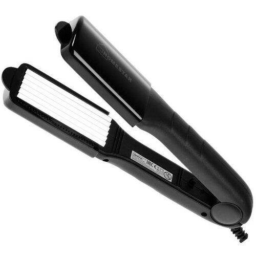 Щипцы-гофре HOMESTAR HS-8005 30 Вт алюминиевое покрытие 33х80 мм 220С черные 176200₽