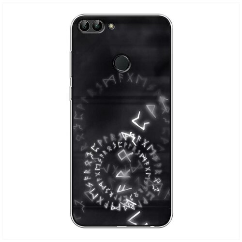 фото Силиконовый чехол "руны" на huawei p smart / хуавей п смарт case place