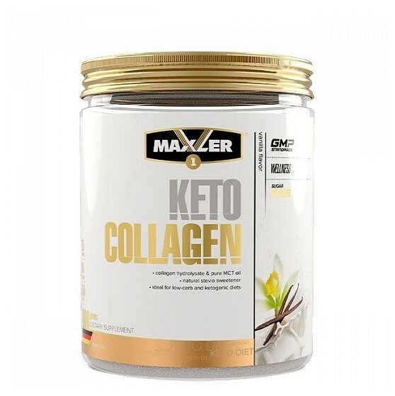 Maxler, Keto Collagen, 400г (Ваниль)