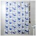 Штора для ванной комнаты «Дельфины», 180×180 см, полиэтилен, цвет белый