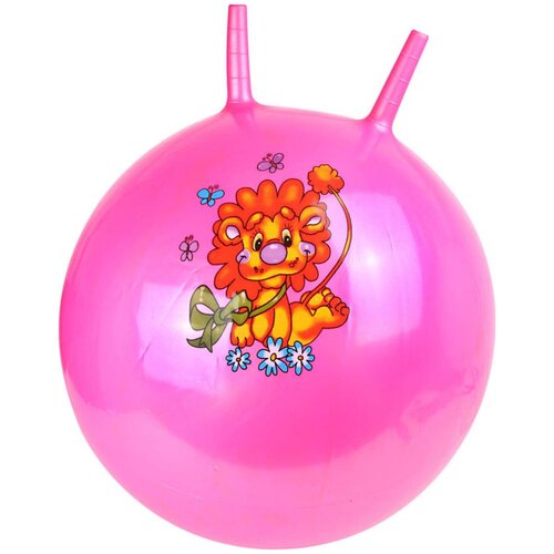 Мяч прыгун с рожками 55 см