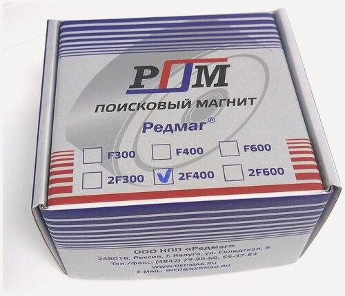 Изображение товара Магнит поисковый Редмаг F400*2 (двусторонний)