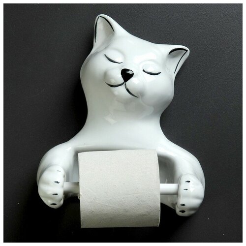 фото Фигурный держатель бумаги "кошка" хорошие сувениры